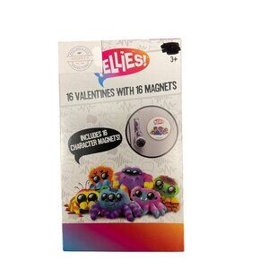 Ellies Valentines Cards With Character Magnets (Box not included to save on ship